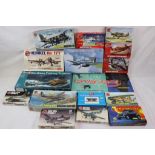 Collection of approx 16 aircraft construction kits, Airfix & others, to include Douglas Boston Mk