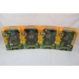 Four boxed Playmates Teenage Mutant Ninja Turtles giant figures to include Raphael, Donatello,