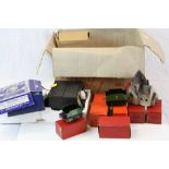 Six boxed Hornby O gauge accessories to include 5 x tenders plus boxed Safety Transformer etc