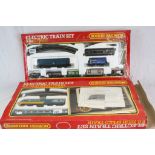 Two boxed Hornby OO gauge train sets to include R785 Freight and R789 both complete with locomotives