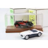 Two boxed 1:43 Rapide by Sun Motor Co kit built models to include 5 Austin Healey 100S Sports (