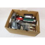 Quantity of diecast models to include cased military models, Eddie Stobart, model ships on wooden