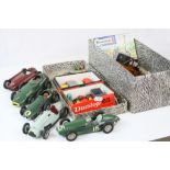 Collection of vintage diecast and plastic models to include Matchbox Lesney 75 Series, kit built