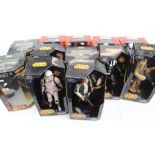 Star Wars - 12 Boxed Star Wars figures to include 5 x Disney store featuring Talking stormtrooper,