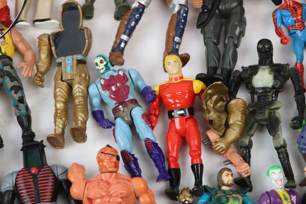 Collection of 80s.90 action figures, toys and accessories to include Terminator, Visionaries, Rambo, - Image 9 of 13