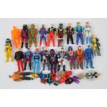 16 Original Kenner MASK figures with 18 associated masks