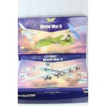 Two 1:72 boxed Corgi The Aviation Archive World War II War in the Pacific diecast models to