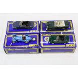 Four boxed 1:43 SMTS (Scale Model Technical Services) metal models to include CL30 Aston Martin