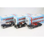 Three boxed ltd edn 1:43 Mini Marque metal models to include US 50's No 1 Packard Caribbean