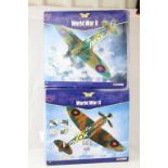 Two boxed 1:32 Corgi ltd edn The Aviation Archive World War II Europe & Africa diecast models to