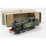 Hornby Dublo 0-6-2 Southern 2594 locomotive in green with original card box numbered 30363 to sides