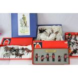 Four Boxed Model Soldiers Sets To Include The 21st Lancers In Foreign Service, The Coldstream