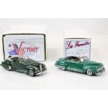 Two boxed 1:43 Victory models to include 1942 Super 8 Custom 180 Darrin Convert Victoria made by G