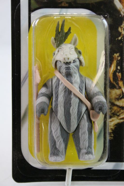 Star Wars - Carded Kenner Return of the Jedi Teebo figure, gd card, gd clear bubble - Image 2 of 7