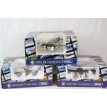 Three boxed 1:48 Franklin Mint Armour Collection diecast models to include B11B407 98116 F6F Hell