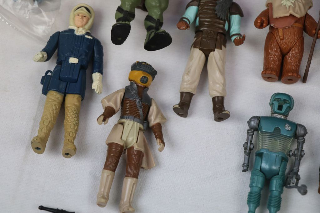 Star Wars - 17 Original figures (showing play wear) to include Lumat, Paploo, Han Solo, Gamorrean - Image 9 of 10