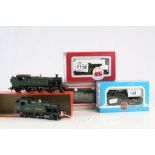 Three boxed OO gauge locomotives to include Airfix 541527 0-4-2 1400 Class Tank GWR, Lima GWR 9401