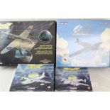 Four boxed Corgi The Aviation Archive diecast models to include 1:72 AA32612 The Authorised Civeil