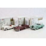 Three boxed 1:43 Brooklin Collection metal models to include BRK 140 1954 Hudson Hornet