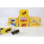 Eight boxed diecast Atlas Editions Dinky models, to include Royal Mail Van, Jeep Hotchkiss - Willys,