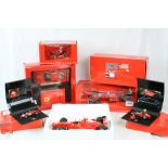 Six boxed Formula One diecast models to include Ferrari 1:24 Car Collection Ferrari F40 1987 and