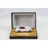 Boxed 1:43 Heco Models Miniatures Lyon Talbot Lago 1947 T26 Record Cabriolet metal model in white