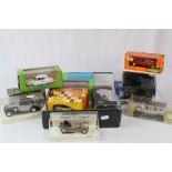 14 boxed/cased 1:43 diecast models to include 3 x Elicor No.1120, No.1037, No.1124, Brumm No.101,