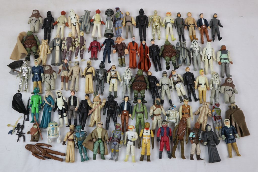 Star Wars - 78 Original play worn Star Wars figures to include Darth Vader, Artoo-Detoo (R2-D2), - Image 2 of 27