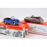Two boxed 1:43 Somerville metal models to include 103K Ford E93 Popular in blue metal kit (well