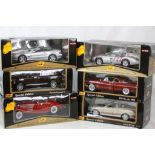 Six 1:18 Maisto diecast models to include 3 x Special Edition 1956 Chrysler 300B, Porsche Cayenne S,