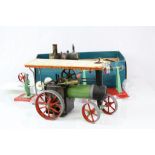 Seven Mamod steam and stationary engines to include TE1A Steam Tractor, boxed Miniature Grinding