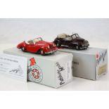 This boxed 1:43 Pathfinder Models metal models to include PFM22 Morris Minor 1950 in maroon and
