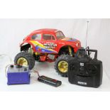 Tamiya Electric 58060 1/10th scale Monster Beetle remote control car from the late 1980's, with