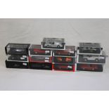 11 boxed / cased Minimax Spark 1:43 metal models, to include Morgan Aero 8 2006, TVR Tamora, Alfa