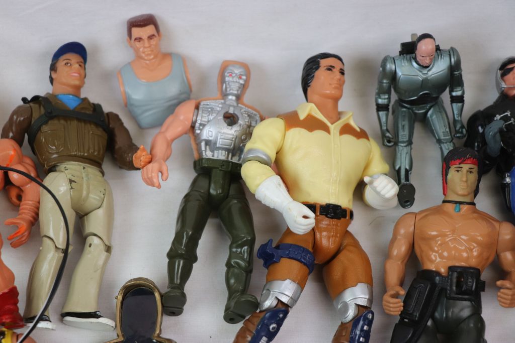 Collection of 80s.90 action figures, toys and accessories to include Terminator, Visionaries, Rambo, - Image 5 of 13