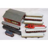 Group of OO gauge model railway to include 9 x items of rolling stock (Hornby x 7, TTR & Airfix),