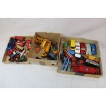 Quantity of play worn diecast models from the 1960s onwards to include Dinky, Corgi, Matchbox