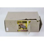 Ex Shop Stock - Three boxed 1:32 Britains 9524 tractors within a damaged outer trade box, all