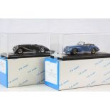 Two boxed & cased 1:43 FB Model metal models to include FB47 Alfa Romeo 8C 2900 A Pininfarina Streey