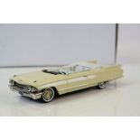 Boxed 1:43 Conquest Models Nr 32 1962 Cadillac Series 62 convertible inmaize, vg with windscreen