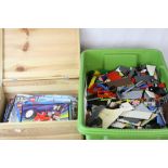 Large collection of Lego, various bricks and accessories and a large quantity of manuals