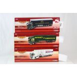 Three boxed ltd edn 1:50 Corgi Hauliers of Renown diecast models to include CC14103 Britannia Movers