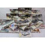 24 boxed and sealed 1:72 Airfix Aviation Model Kits to include 08002 Lancaster, 06008 Halifax B III,