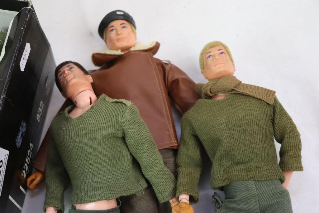 Three original Palitoy Action Man figures plus a quantity of original clothing and accessories - Image 3 of 4
