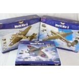 Three boxed Corgi The Aviation Archive World War II War ltd edn Europe & Africa diecast models to