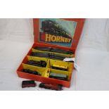 Boxed Hornby O gauge clockwork No 45 Tank Goods set with locomotive and 3 x items of rolling stock