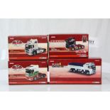 Four boxed ltd edn 1:50 Corgi diecast haulage models to include 2 x Truckfest 25 (CC13719 Eddie