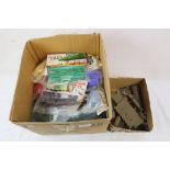Approx 50 unmade Airfix plastic model kits, mostly bagged and sealed, various scales and subjects,