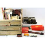 Quantity of OO gauge model railway to include track, platform, 7 x items of rolling stock, boxed
