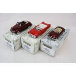 Three boxed 1:43 The Brooklin Collection metal models to include BRK130x 1960 Ford Meteor